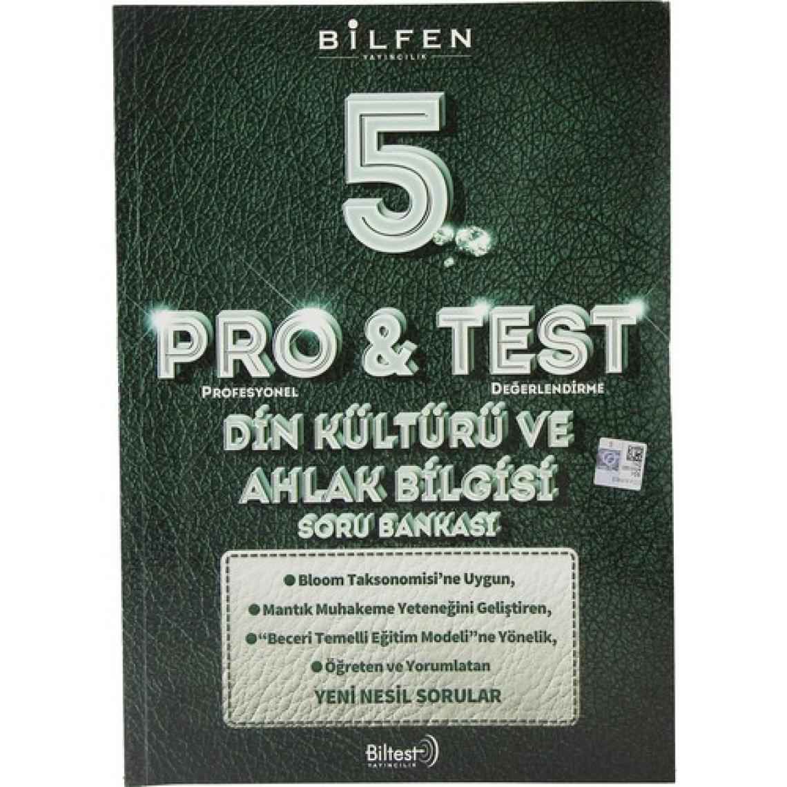 Bilfen Yayınları 5. Sınıf Pro&Test Din Kültürü Ve Ahlak Bilgisi Soru Bankası