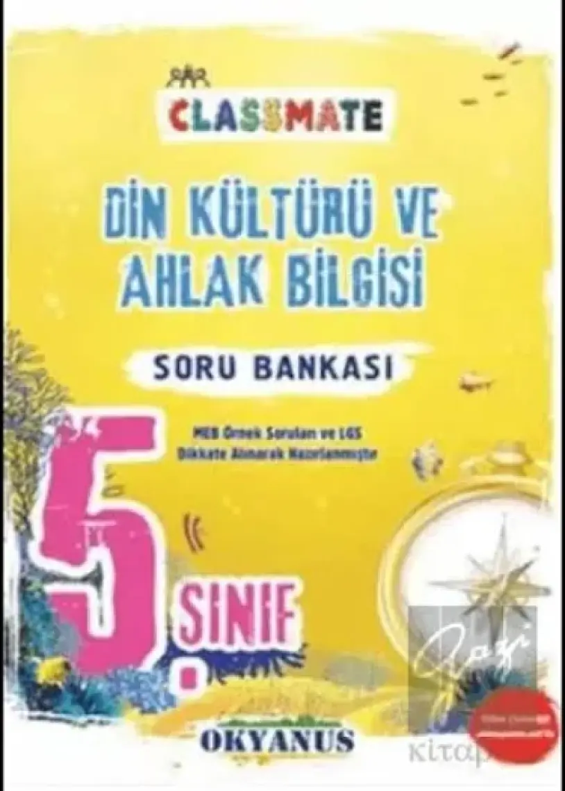 Okyanus Yayınları 5. Sınıf Classmate Din Kültürü Ve Ahlak Bilgisi Soru Bankası