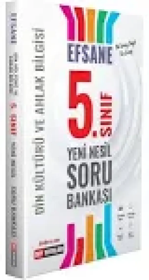 Ddy Yayınları 5. Sınıf Din Kültürü ve Ahlak Bilgisi Efsane Yeni Nesil Soru Bankası