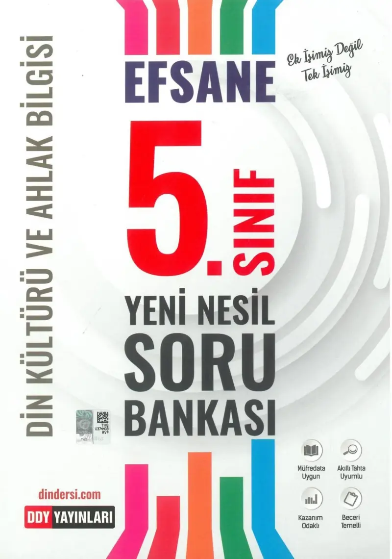 Ddy Yayınları 5. Sınıf Din Kültürü ve Ahlak Bilgisi Efsane Yeni Nesil Soru Bankası