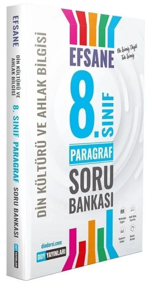 Ddy Yayınları 8. Sınıf Din Kültürü ve Ahlak Bilgisi Yetenekli Paragraf Soru Bankası