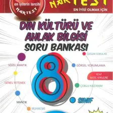 Nartest Yayınevi 8. Sınıf Din Kültürü Ve Ahlak Bilgisi Soru Bankası Fen Liselerine Hazırlık