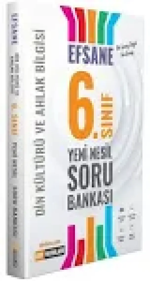 Ddy Yayınları 6. Sınıf Din Kültürü ve Ahlak Bilgisi Efsane Yeni Nesil Soru Bankası