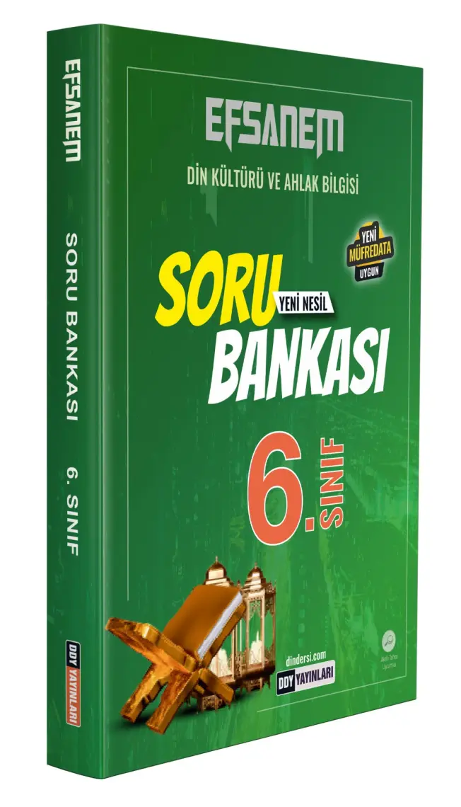 Ddy Yayınları 6. Sınıf Din Kültürü ve Ahlak Bilgisi Efsane Yeni Nesil Soru Bankası