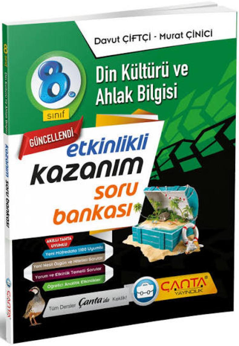 Çanta Yayınları 8. Sınıf Din Kültürü ve Ahlak Bilgisi Soru Bankası