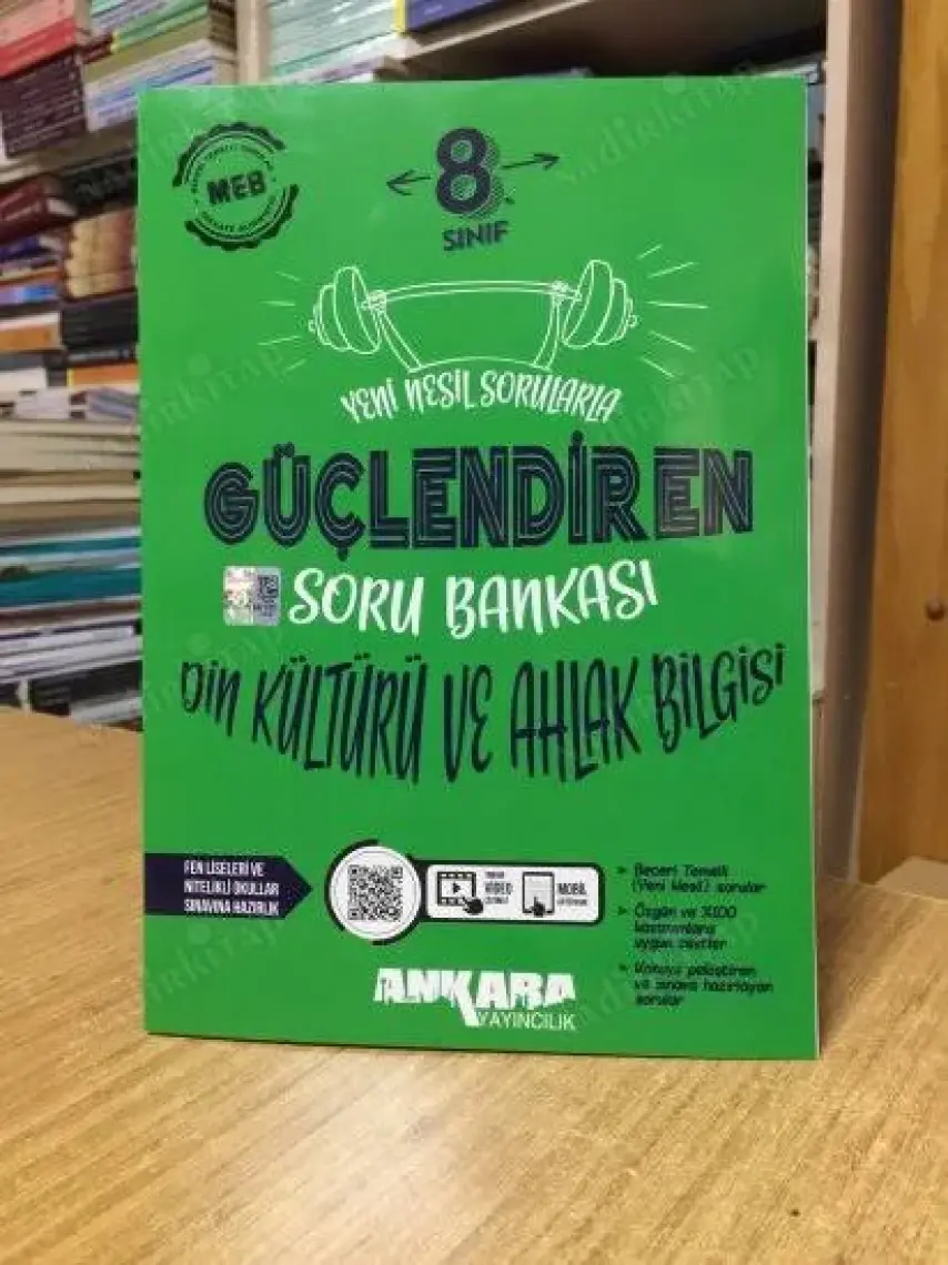 Ankara Yayıncılık 8.Sınıf  Din Kültürü Kültürü ve Ahlak Bilgisi Güçlendiren Soru Bankası