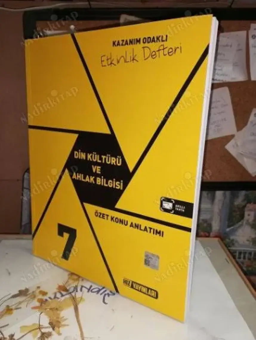 Hız Yayınları 7. Sınıf Din Kültürü ve Ahlak Bilgisi Özet Konu Anlatımlı Etkinlik Kitabı