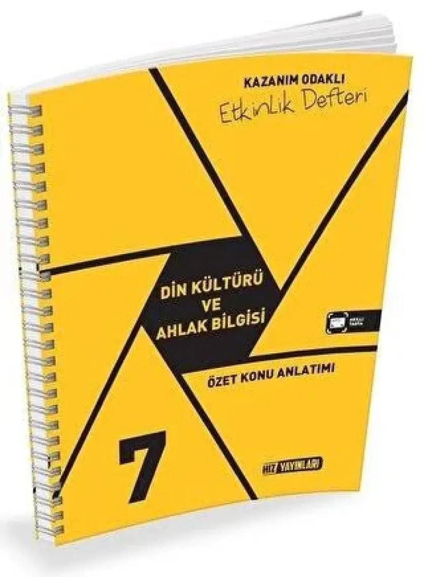 Hız Yayınları 7. Sınıf Din Kültürü ve Ahlak Bilgisi Özet Konu Anlatımlı Etkinlik Kitabı