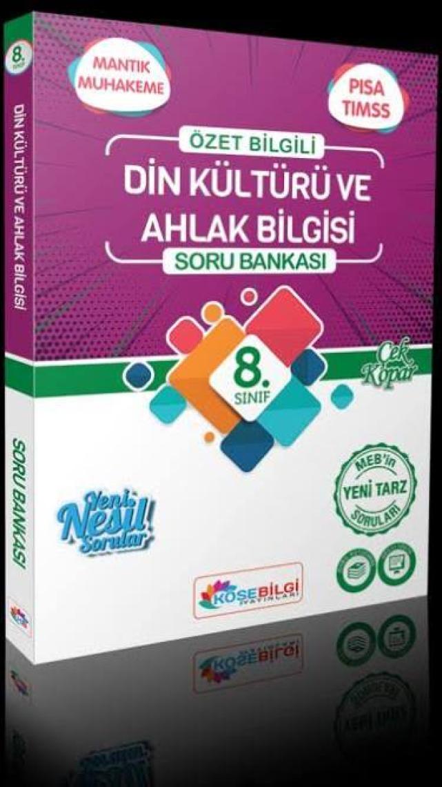 Köşebilgi Yayınları  8.Sınıf Din Kültürü ve Ahlak Bilgisi Soru Bankası