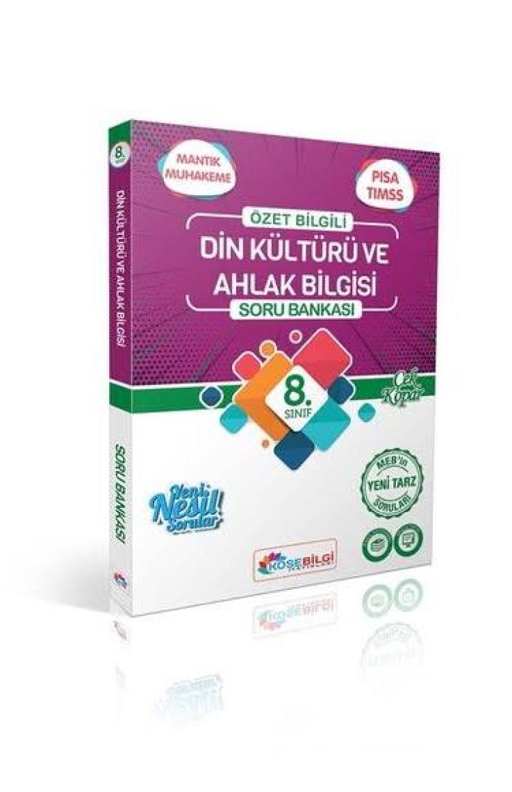 Köşebilgi Yayınları  8.Sınıf Din Kültürü ve Ahlak Bilgisi Soru Bankası