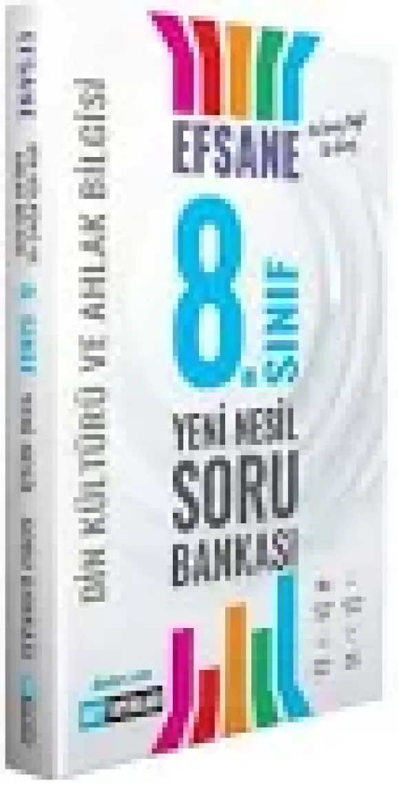 Ddy Yayınları 8. Sınıf Din Kültürü ve Ahlak Bilgisi Efsane Yeni Nesil Soru Bankası