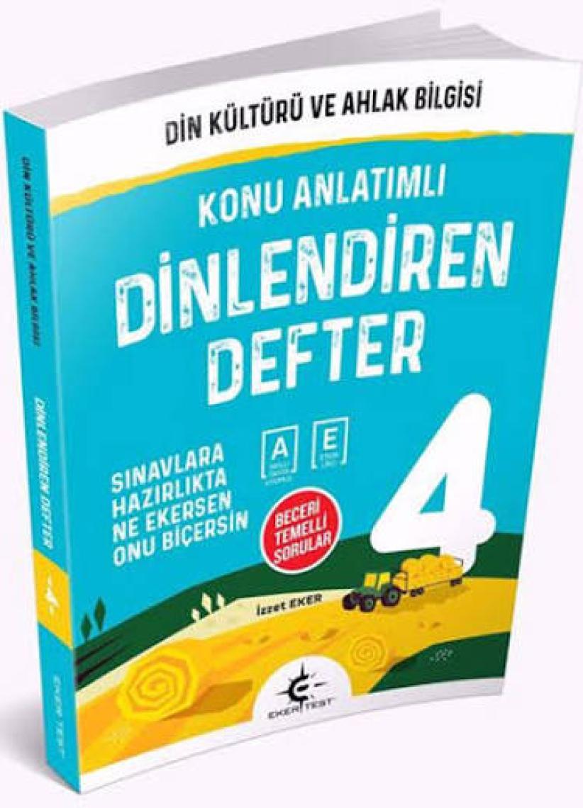 Eker Test Yayınları Arı Yayıncılık 4. Sınıf Dinlediren Defter