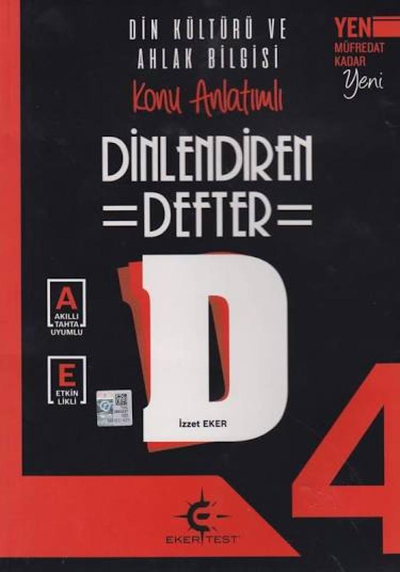 Eker Test Yayınları Arı Yayıncılık 4. Sınıf Dinlediren Defter