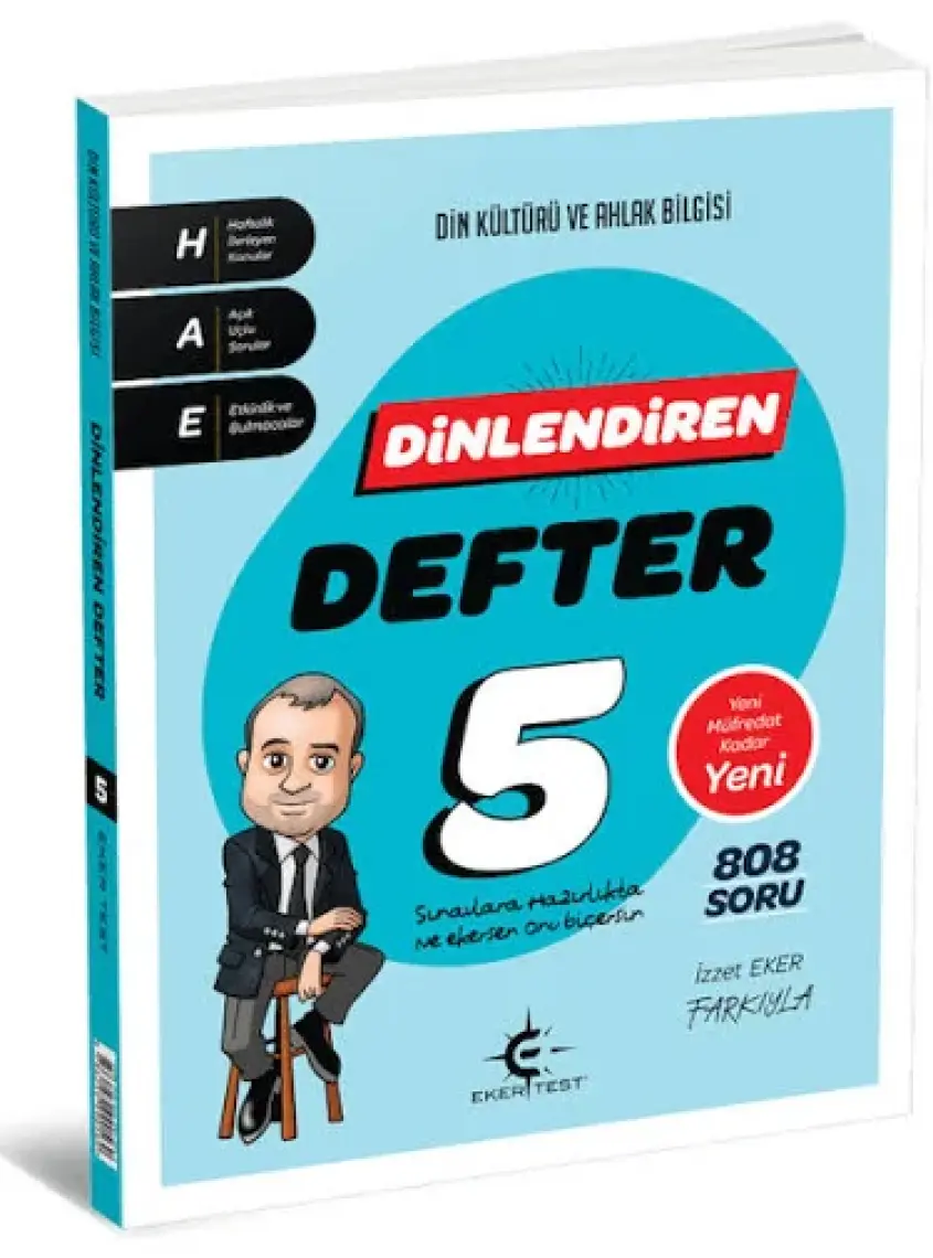 Eker Test Yayınları 5. Sınıf Dinlendiren Defter