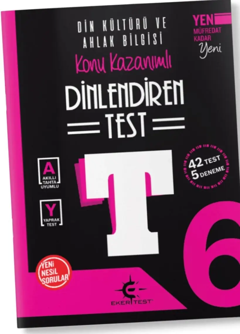 Eker Test Yayınları 6. Sınıf Dinlendiren Test 2019