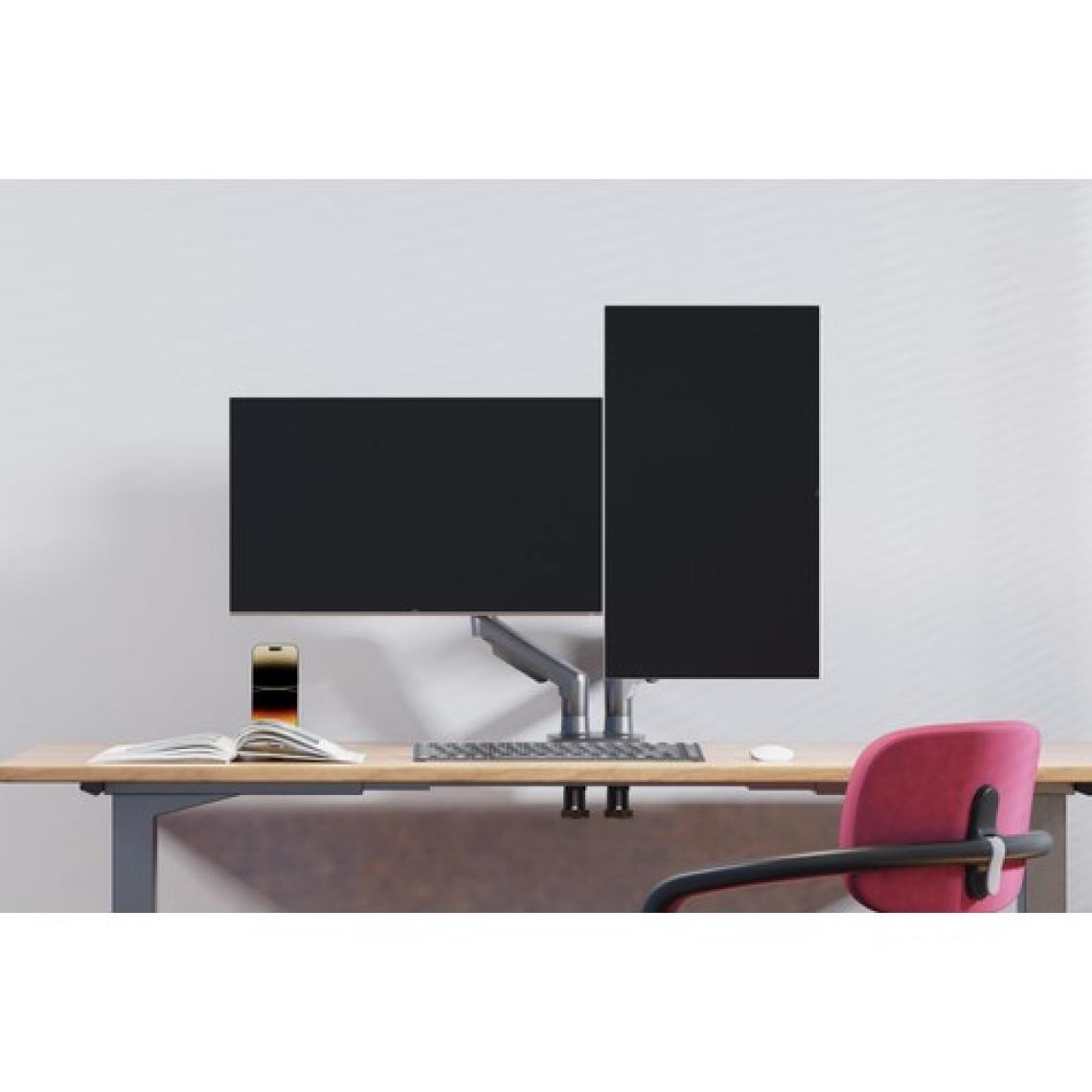 Ergoflex Nb F160 17-27" Çift Kol 2-9 kg Amortisörlü Monitör Standı Yeni Versiyon