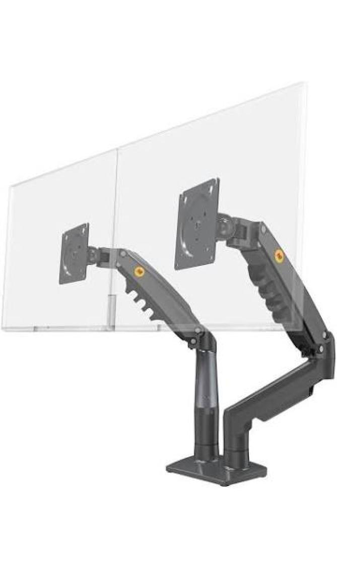 Ergoflex Nb F160 17-27" Çift Kol 2-9 kg Amortisörlü Monitör Standı Yeni Versiyon