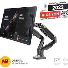 Ergoflex Nb F160 17-27" Çift Kol 2-9 kg Amortisörlü Monitör Standı Yeni Versiyon