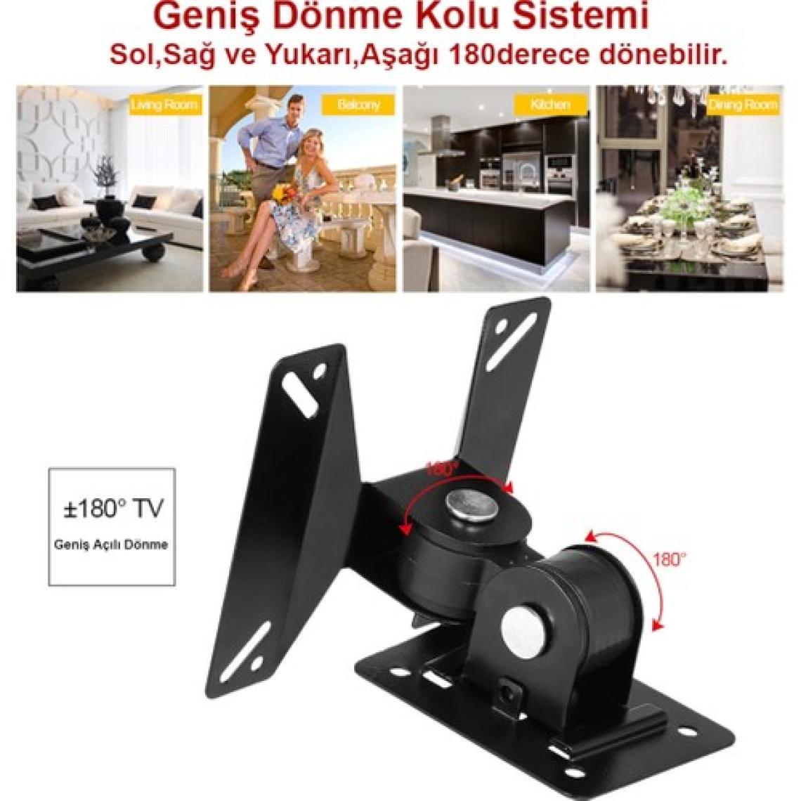 Triline Ledtv LCD Monitör Duvar Askı Aparat Hareketli 14-24" 15KG