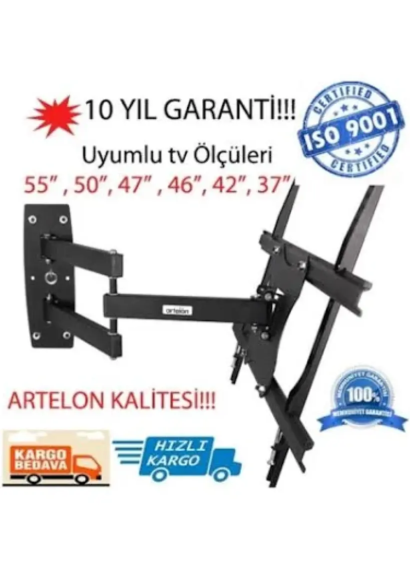 Artelon Neropro 60 40"- 55" TV Hareketli Duvar Askı Aparatı