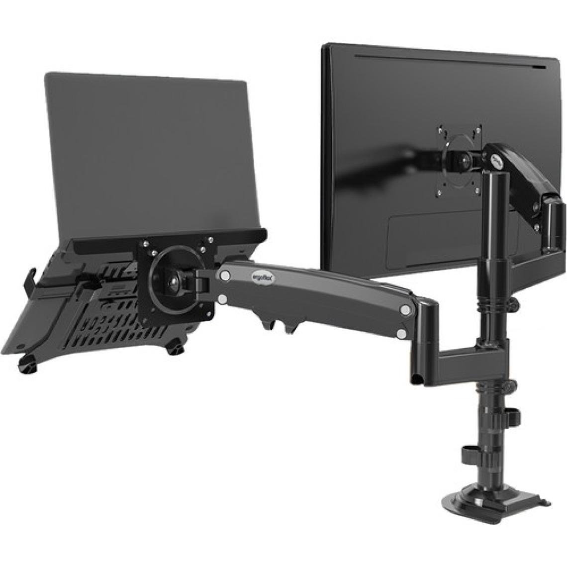 Ergoflex NB H180-FP Çift Kol Amortisörlü 22"-32" Monitör Tutucu ve 10"-17" Laptop Standı