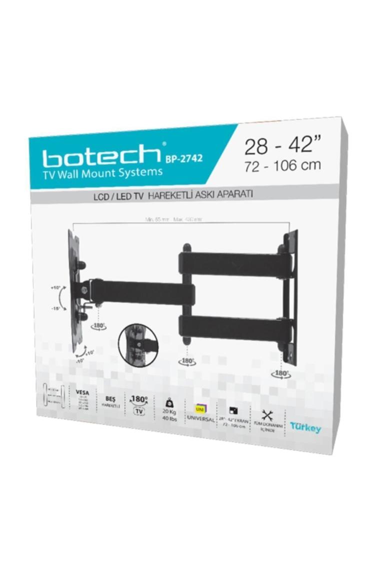 Botech Bp-2742 Lcd / Led Tv Askı Aparatı 28''42''/72-106 Cm Hareketli