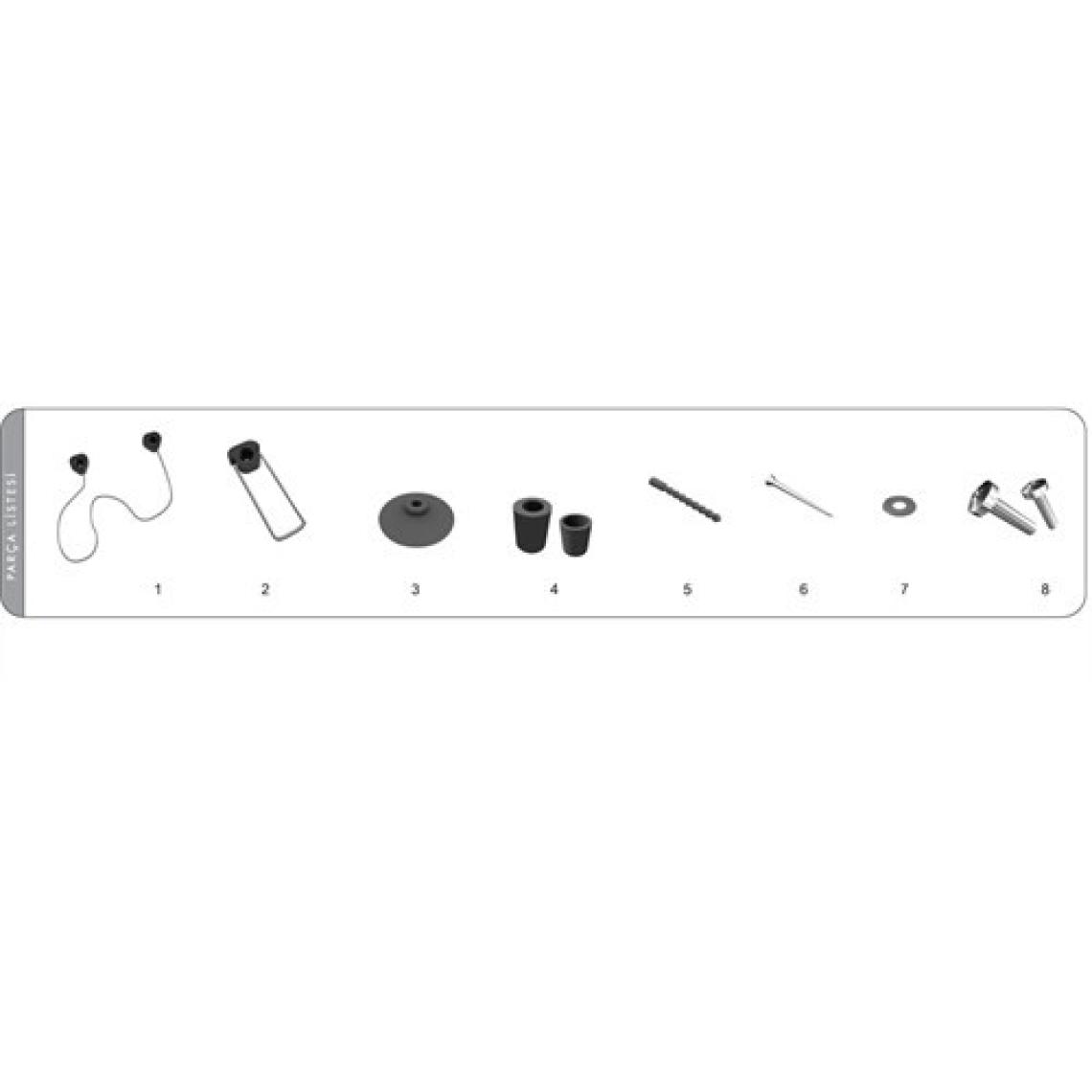 Achill Sled 2000/A 40”-55” Halatlı Askı Aparatı