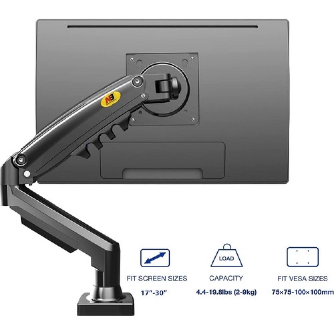 Ergoflex Nb F80 Ekran Tutucu Kol Amortisörlü Monitör Standı