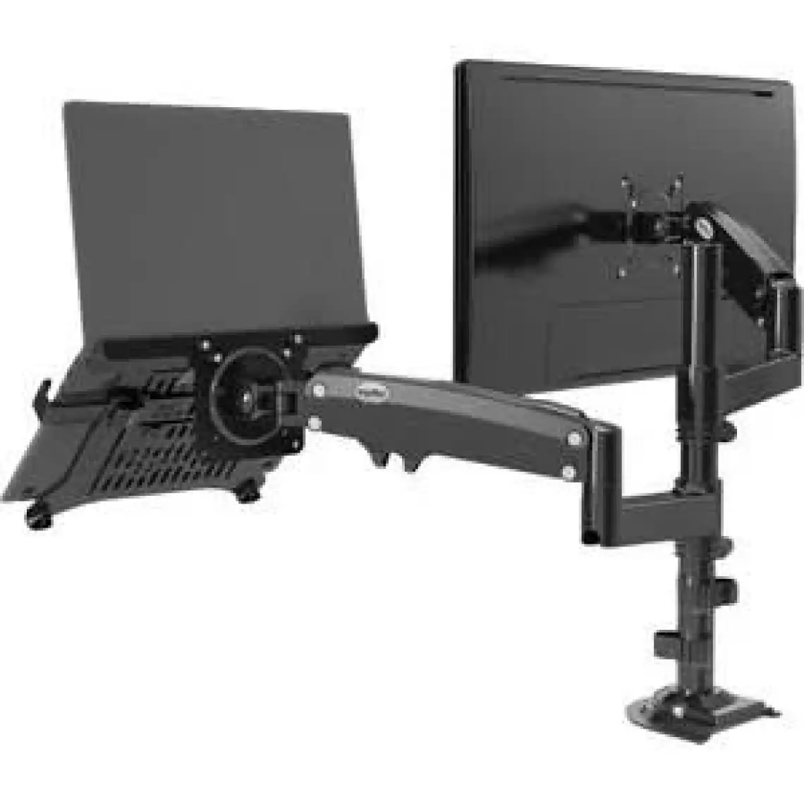 Ergoflex NB H180-FP Çift Kol Amortisörlü Monitör Tutucu ve 10"-17" Laptop Standı