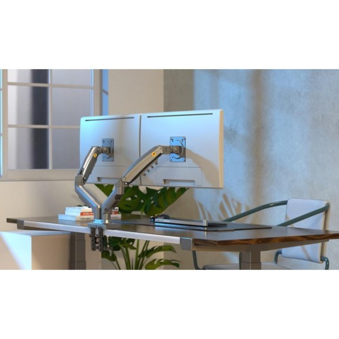 Ergoflex Nb F160 17-27" Çift Kol 2-9 kg Amortisörlü Monitör Standı Yeni Versiyon