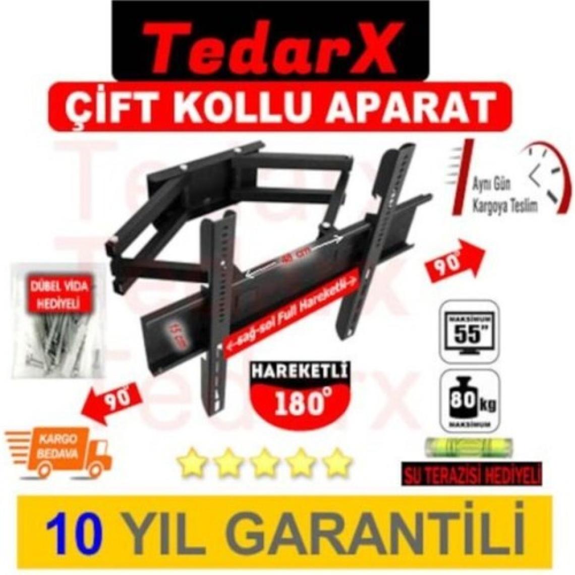 Onur 32''-42”-50''- 55'' Çift Kollu Hareketli Lcd-Led Tv Askı Aparatı