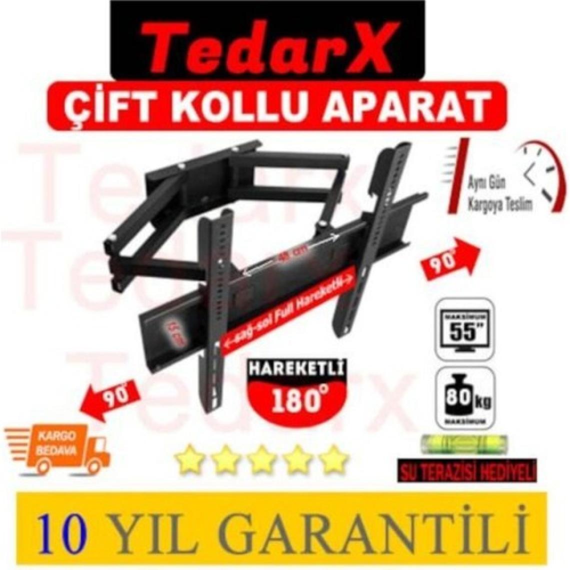 Onur 32''-42”-50''- 55'' Çift Kollu Hareketli Lcd-Led Tv Askı Aparatı