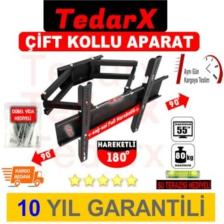 Onur 32''-42”-50''- 55'' Çift Kollu Hareketli Lcd-Led Tv Askı Aparatı