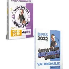 Hocawebde Yayınları 2022 KPSS Vatandaşlık Tamamı Çözümlü 22 Deneme