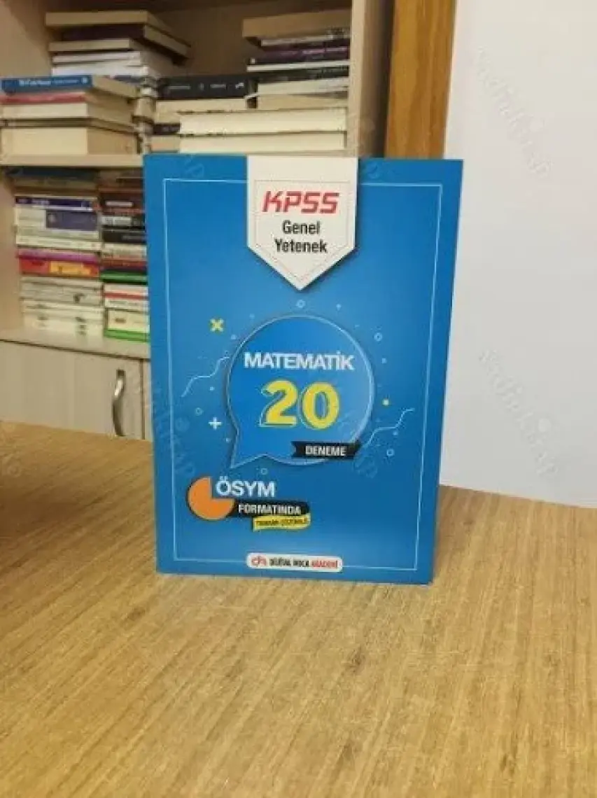 Dijital Hoca Akademi KPSS Matematik 20 Deneme Çözümlü
