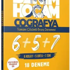 Benim Hocam Yayınları 2024 KPSS Coğrafya Tamamı Çözümlü Deneme