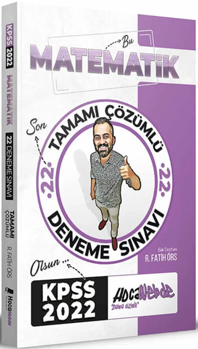 Hocawebde Yayınları 2022 KPSS Matematik Tamamı Çözümlü 22 Deneme
