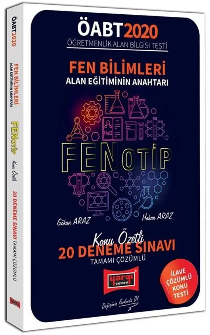 Yargı Yayınevi 2020 ÖABT Fen Bilimleri Fenotip Konu Özetli Tamamı Çözümlü 20 Deneme Sınavı