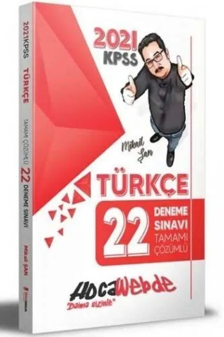 Hocawebde Yayınları 2022 KPSS Türkçe Tamamı Çözümlü 22 Deneme