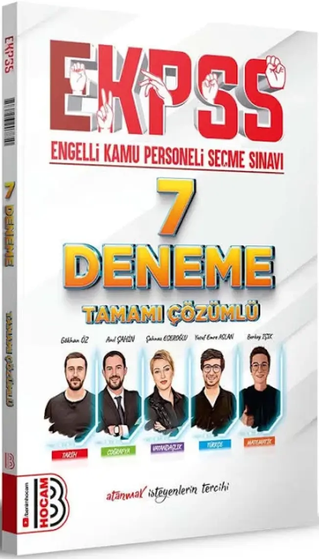 Benim Hocam Yayınları 2024 E-KPSS Tamamı Çözümlü 7 Deneme