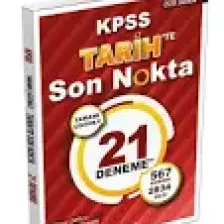 Tercih Akademi KPSS 2021 Tarih'te Son Nokta Tamamı Çözümlü 21 Deneme