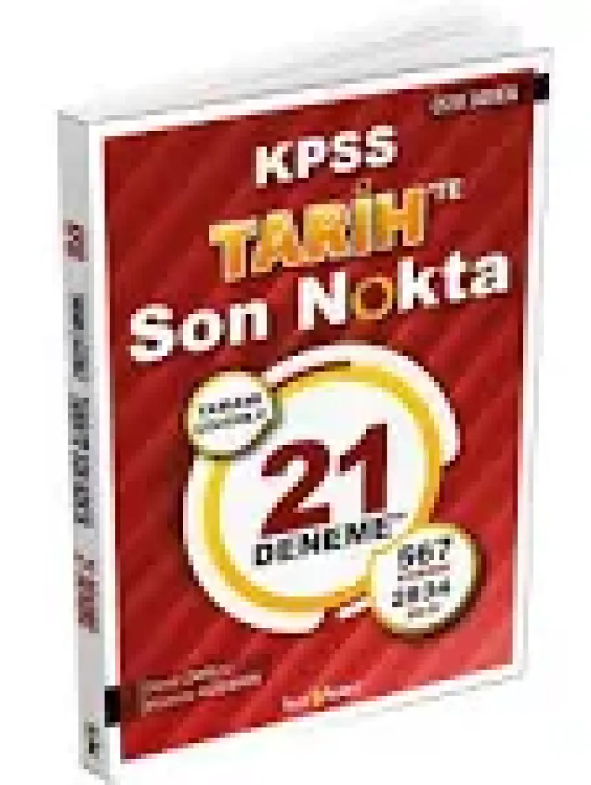 Tercih Akademi KPSS 2021 Tarih'te Son Nokta Tamamı Çözümlü 21 Deneme