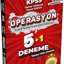 Mehmet Eğit KPSS Genel Kültür Genel Yetenek Operasyon 5 Deneme Video Çözümlü
