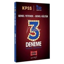 Yargı Yayınevi KPSS 2022 Genel Yetenek Genel Kültür  Tamamı Çözümlü Muhteşem 3 Deneme