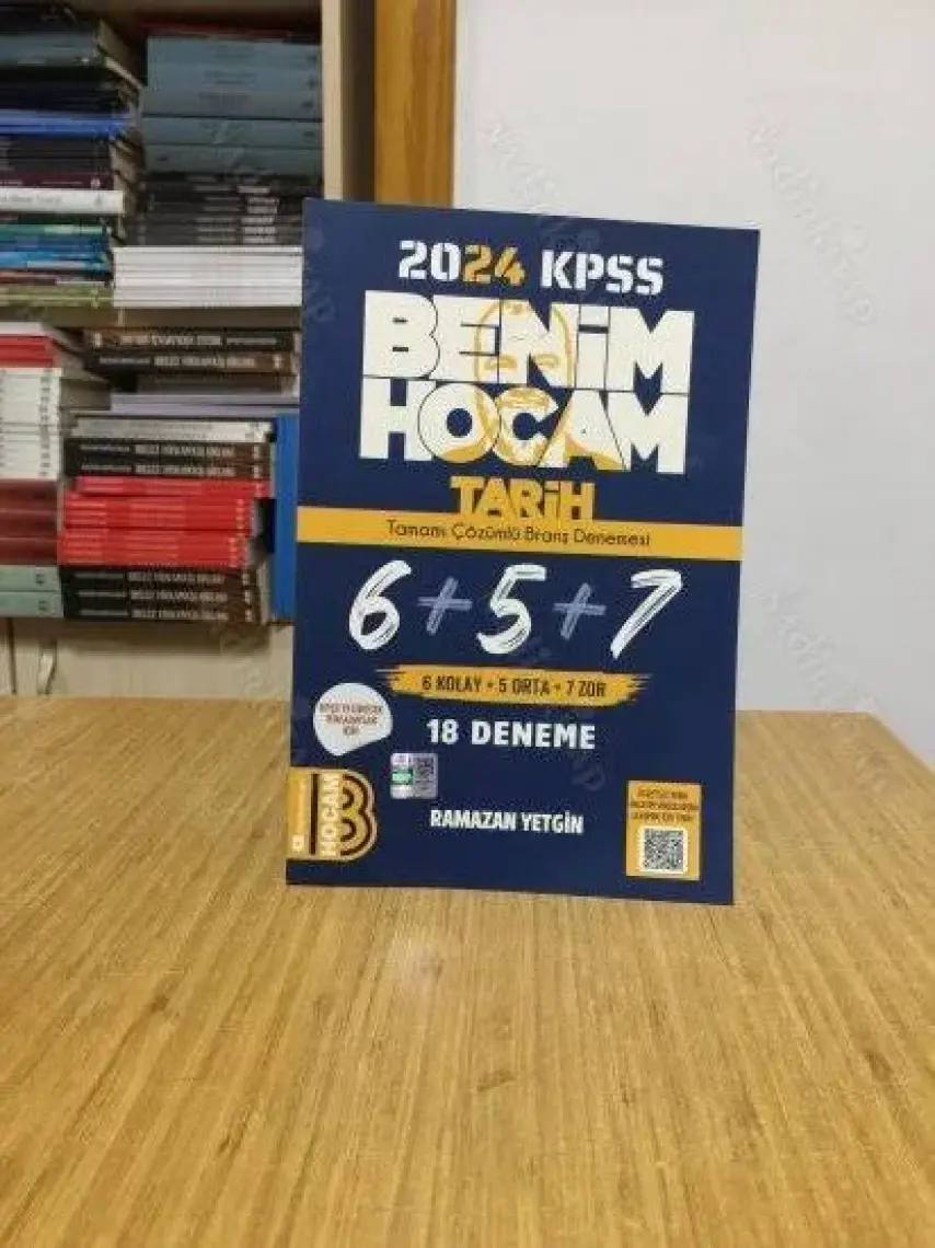 Benim Hocam Yayınları 2024 KPSS Tarih Tamamı Çözümlü Deneme
