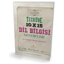 Pelikan Yayınları Tecrübe 10X15 Video Çözümlü Dil Bilgisi Denemeleri