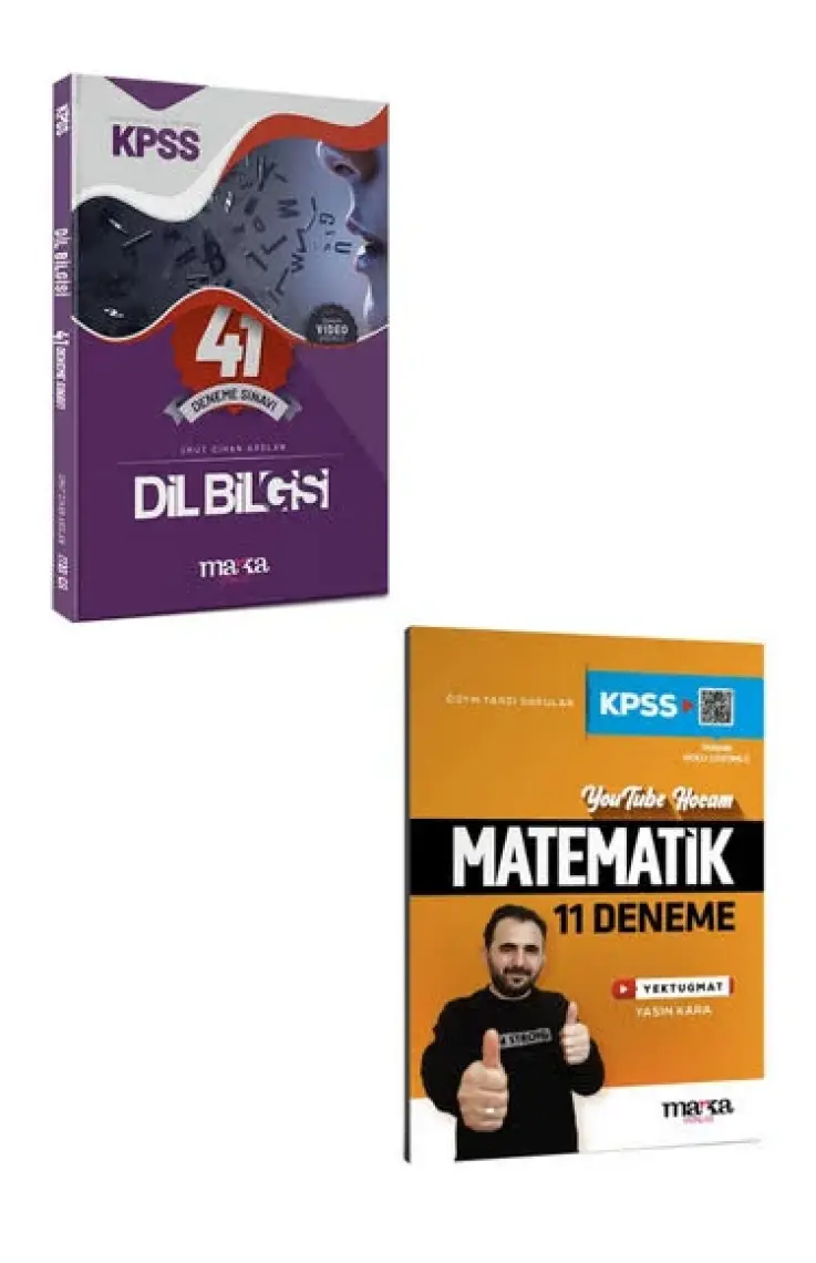 Marka Yayınları 2025 KPSS Dil Bilgisi Tamamı Video Çözümlü 41 Deneme