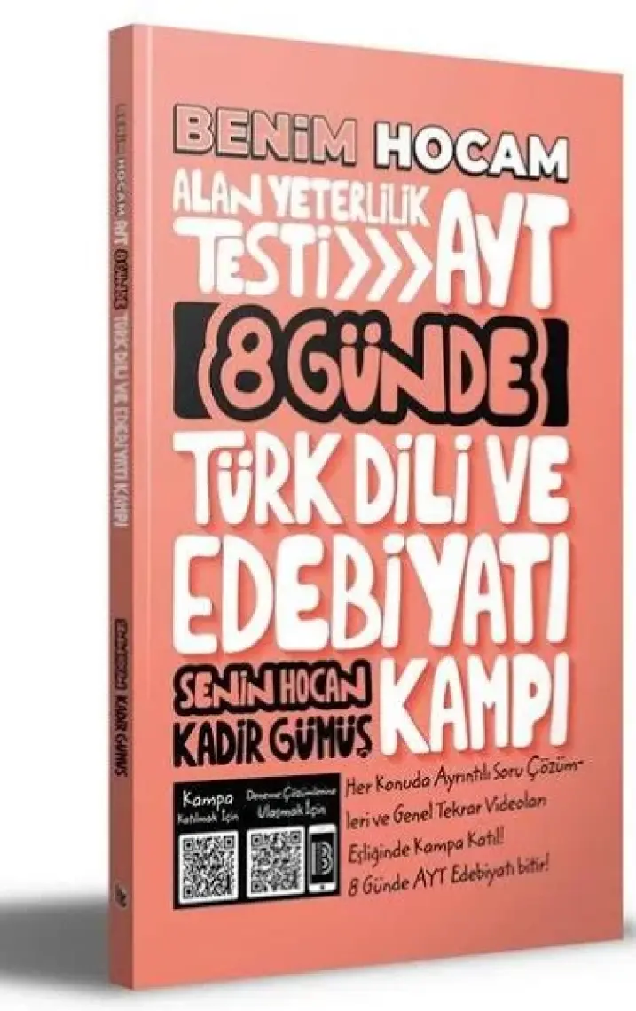 Benim Hocam Yayınları 2022 Tüm Adaylar Için Dil Bilgisi Tamamı Çözümlü 25 Deneme