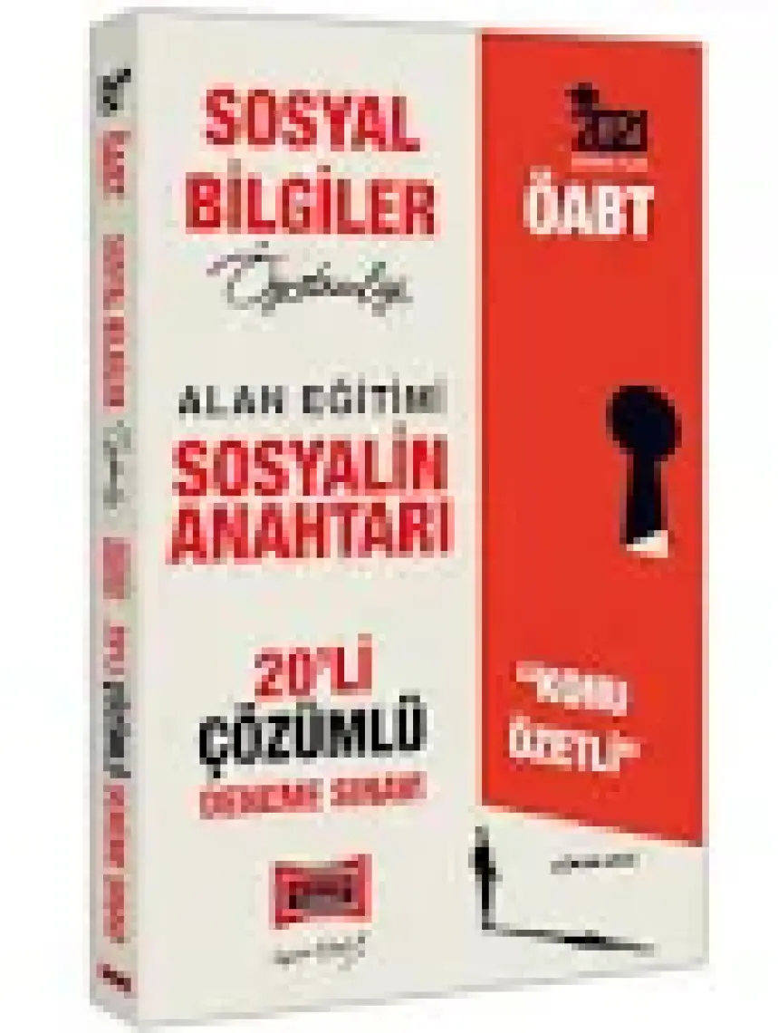 Yargı Yayınevi 2021 ÖABT Sosyal Bilgiler Öğretmenliği Sosyalin Anahtarı Konu Özetli 20#li Çözümlü Deneme Sınavı