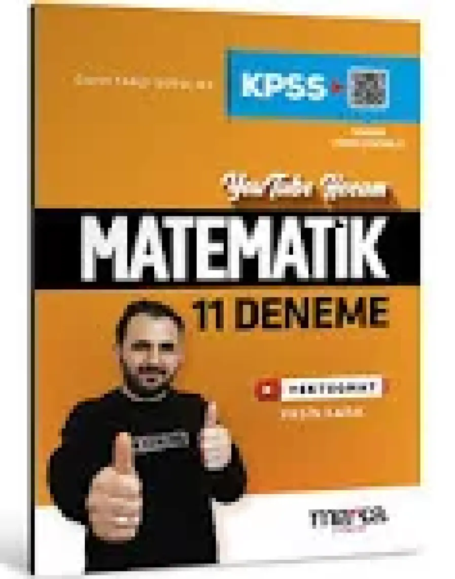 Marka Yayınları 2025 KPSS Matematik 11 Deneme Tamamı Video Çözümlü Yektugmat